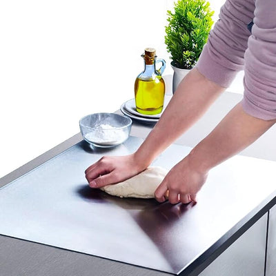 Large Stainless Steel Chopping Board – Countertop Cutting Board