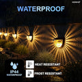 Solar LED Fence Lights – Pack of 4