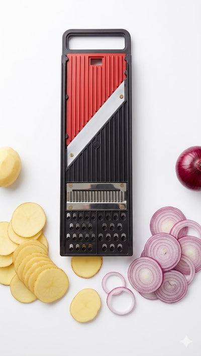 Adjustable Onion & Potato Slicer – Multi-Thickness Vegetable Cutter