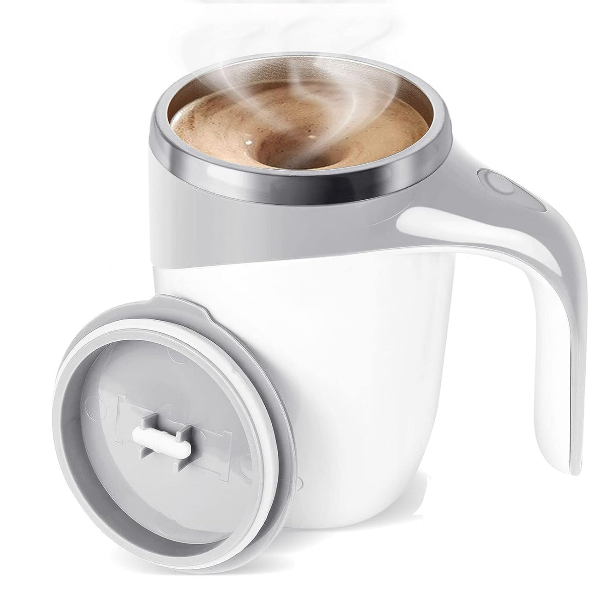 Self-Stirring Magnetic Coffee Mug