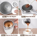 Self-Stirring Magnetic Coffee Mug