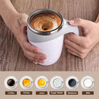 Self-Stirring Magnetic Coffee Mug