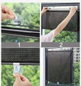 Blackout Roller Blinds with Suction Cups