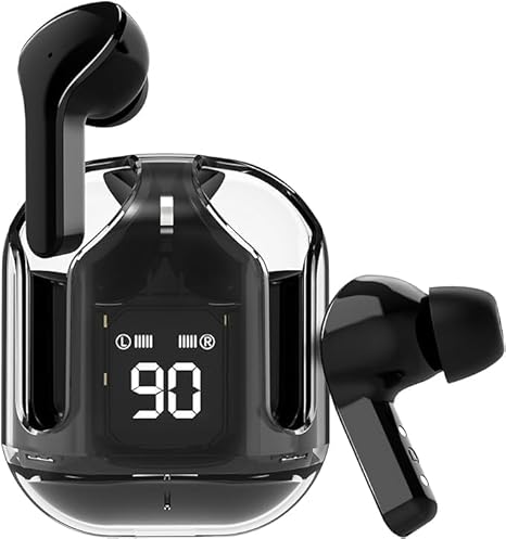 Crystal Transparent Wireless Bluetooth Earbuds