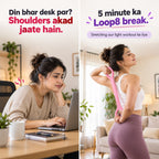 SahiFlex Loop8 – Yoga & Stretch Band (Pack of 2)