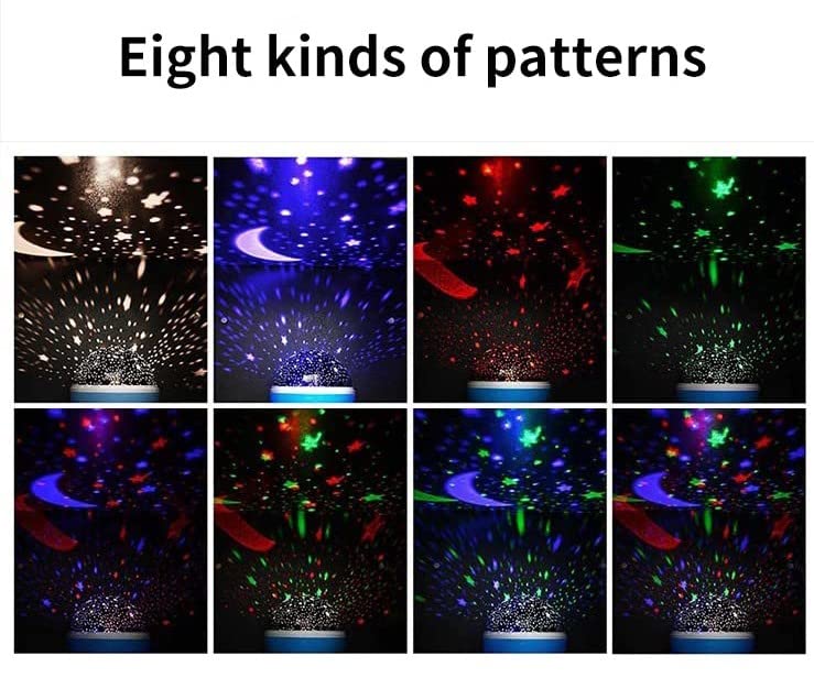 Galaxy Star Projector Night Light – Rotating LED