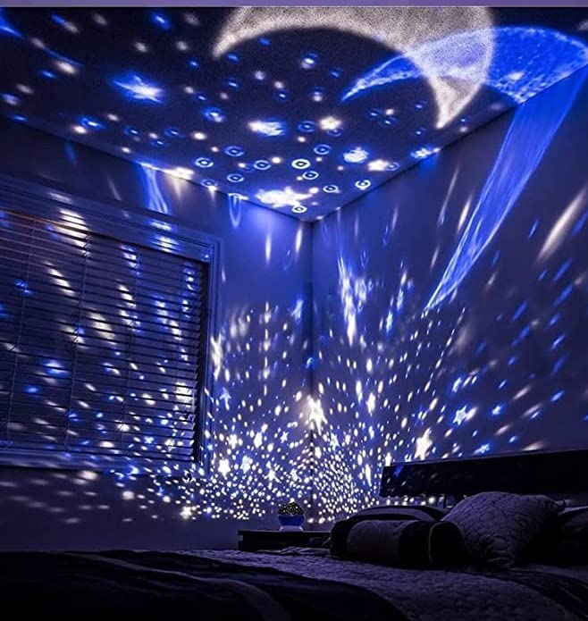 Galaxy Star Projector Night Light – Rotating LED