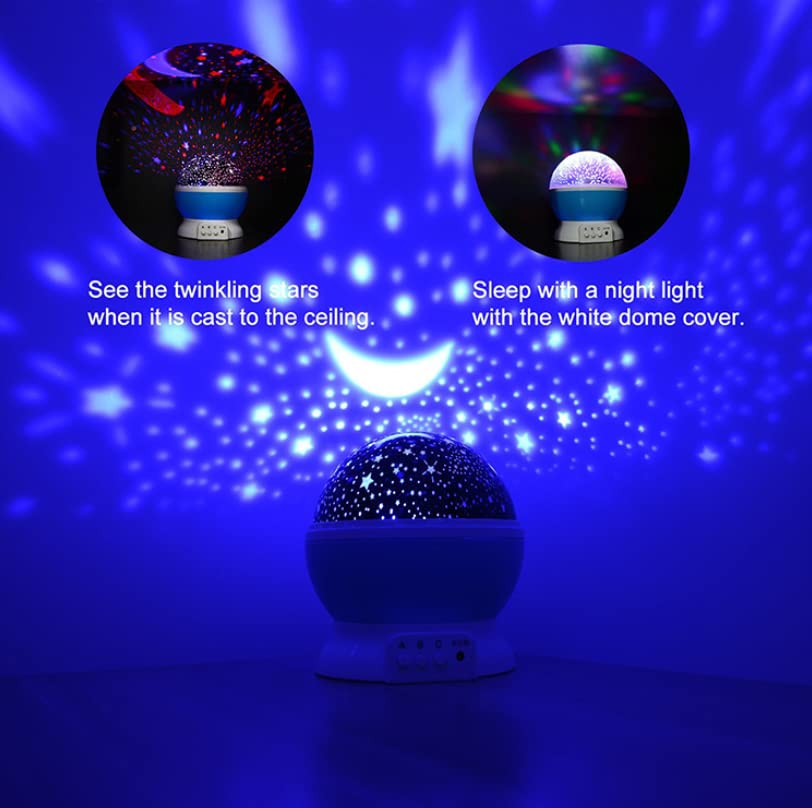 Galaxy Star Projector Night Light – Rotating LED