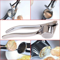 Heavy Duty Stainless Steel Garlic Press – Crusher & Mincer Tool